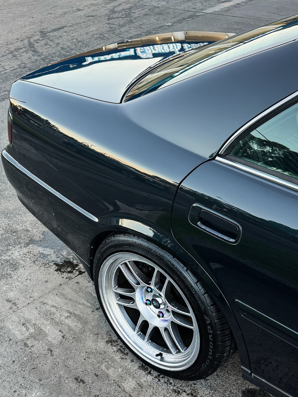 Toyota Chaser (JZX100) on SpeedWorks SW10 18x9.5 +22 Hyper Silver alloy wheels, customer photo 6 of 8