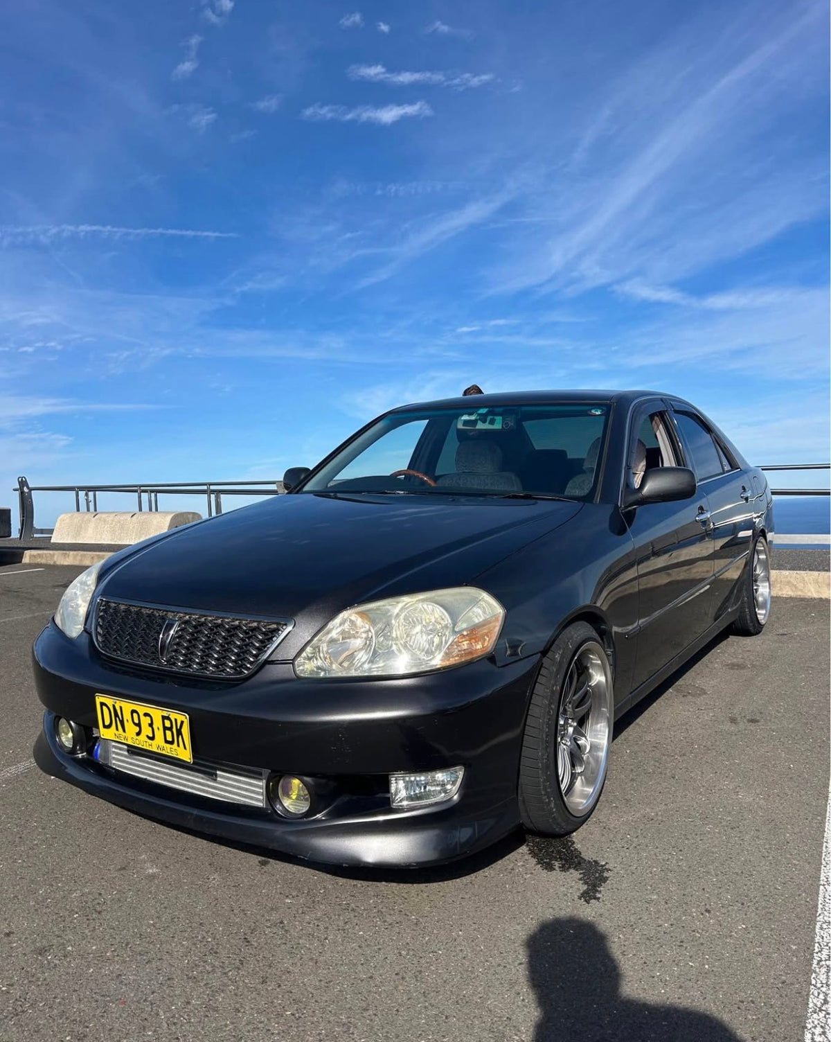 Toyota Mark II (X110) on SpeedWorks SW12 18x9.5 +22 Hyper Black & Machine Lip alloy wheels, customer photo 3 of 4