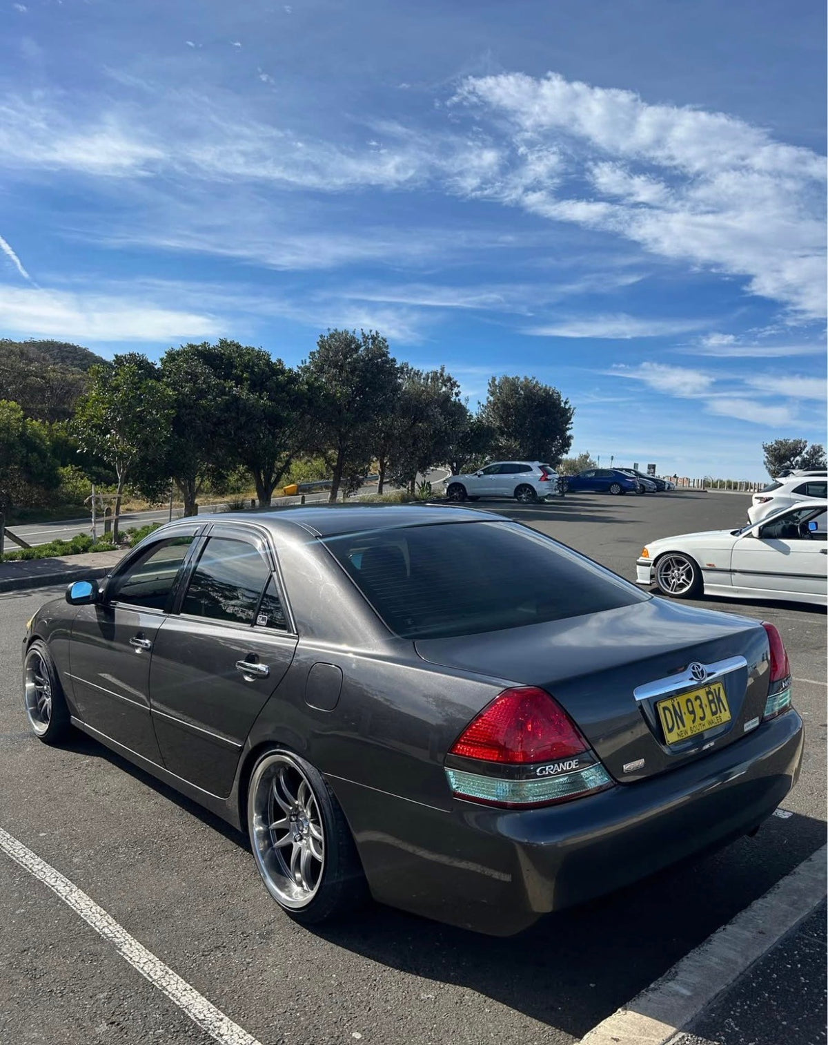 Toyota Mark II (X110) on SpeedWorks SW12 18x9.5 +22 Hyper Black & Machine Lip alloy wheels, customer photo 4 of 4