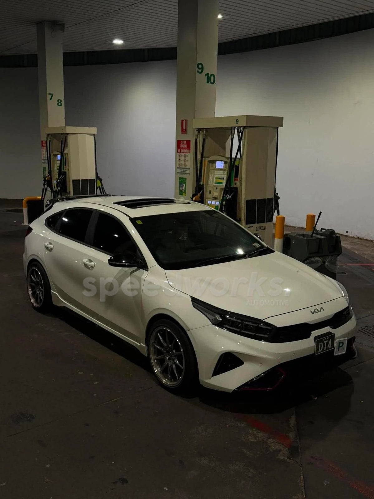 Kia Cerato GT Hatch on SpeedWorks SW05 18x8.5 +35 Hyper Black & Machine Lip alloy wheels, customer photo 2 of 2