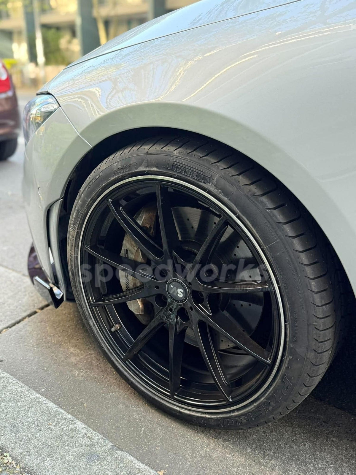 Mercedes-AMG CLA35 (C118) on SpeedWorks SW22 19x8.5 +35 Gloss Black Machine Lip alloy wheels, customer photo 3 of 3