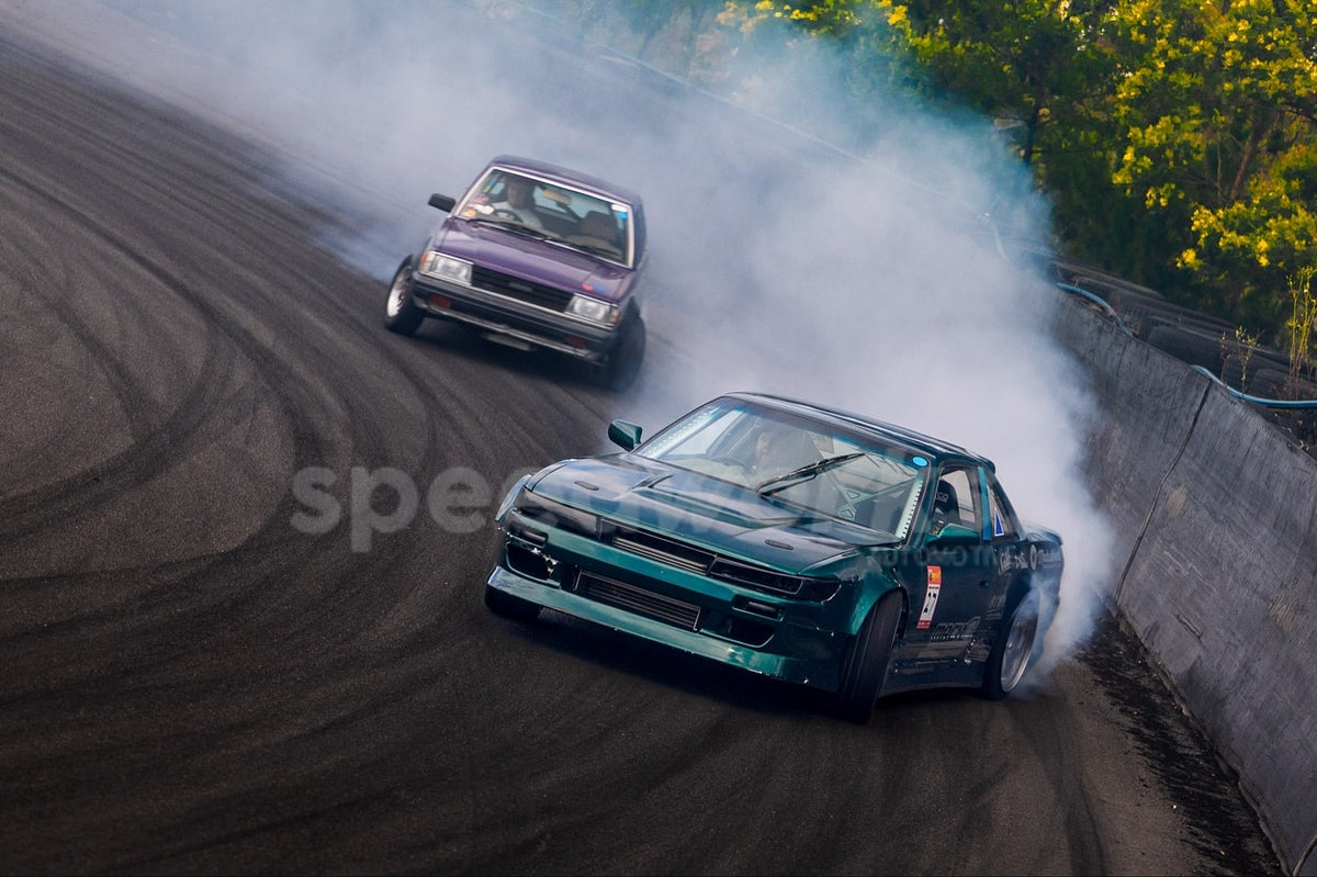 Nissan Silvia (S13) on SpeedWorks SW15 18x9.5 +22 Hyper Black alloy wheels, customer photo 2 of 4
