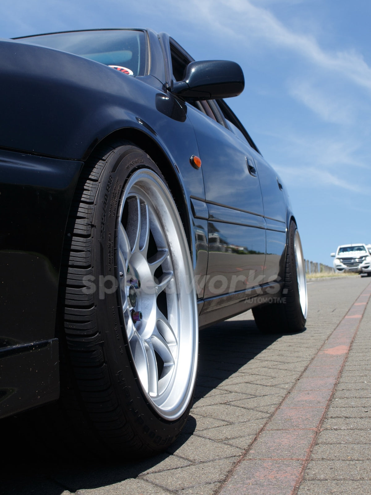 Toyota Chaser (JZX100) on SpeedWorks SW10 18x9.5 +22 Hyper Silver alloy wheels, customer photo 7 of 8