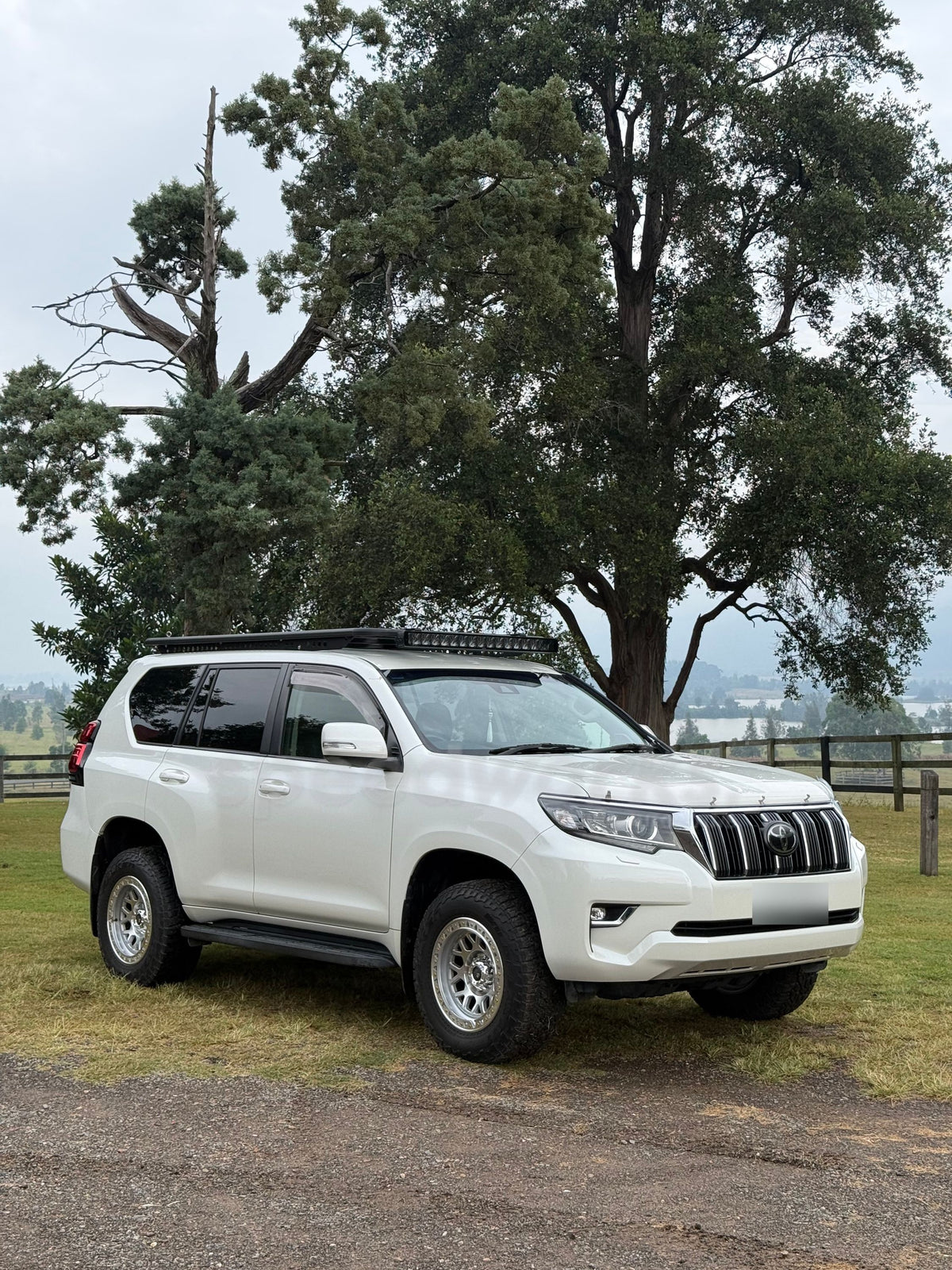 Toyota LandCruiser Prado (150) on SpeedWorks SW21 17x9.0 ±0 Machined Silver 4x4 wheels, customer photo 2 of 6