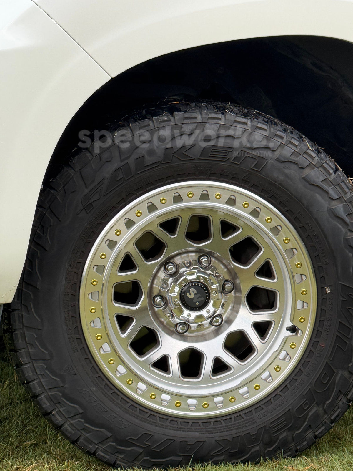 Toyota LandCruiser Prado (150) on SpeedWorks SW21 17x9.0 ±0 Machined Silver 4x4 wheels, customer photo 3 of 6