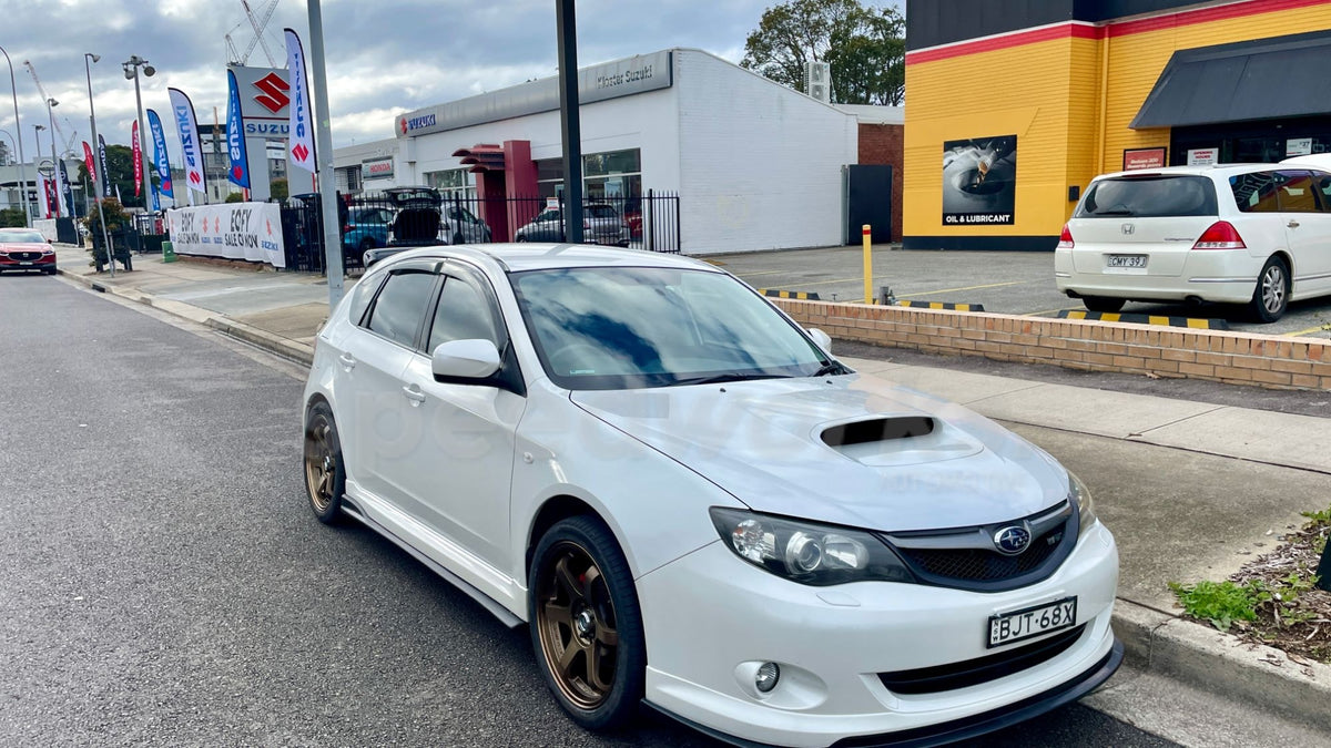 Subaru Impreza WRX Hatch (GH) on SpeedWorks SW04 18x8 +38 Bronze alloy wheels, customer photo 2 of 3