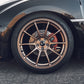 SWF01 forged wheels on a Subaru Impreza WRX, front wheel and brake