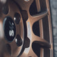 SWF01 forged wheels on a Subaru Impreza WRX, spoke and centre cap detail