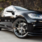 SWF03 forged wheels in Brushed Grey on a black Volkswagen Golf R Mk7.5, front close-up