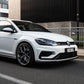 SWF03 forged wheels on a white Volkswagen Golf R Mk7.5 wagon, front three-quarter