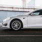 SWF07 forged wheels on a Tesla Model S, side profile