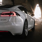 SWF07 forged wheels on a Tesla Model S, rear detail