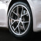 SWF07 forged wheels on a Tesla Model S, front wheel close-up