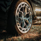 SWF18 forged wheels on a BMW 540i G30, front wheel close-up