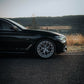 SWF18 forged wheels on a BMW 540i G30, side profile
