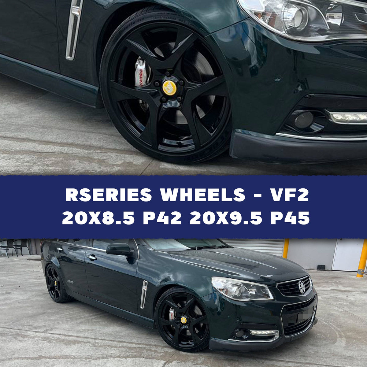 VF2 R8 SF 20" - Gloss Black Machined Face