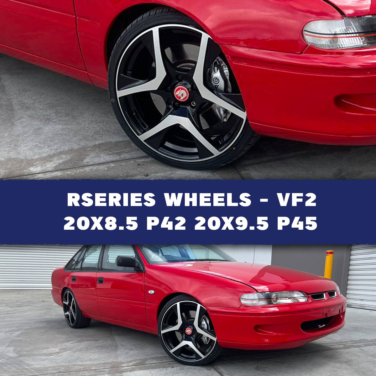 VF2 R8 SF 20" - Gloss Black Machined Face