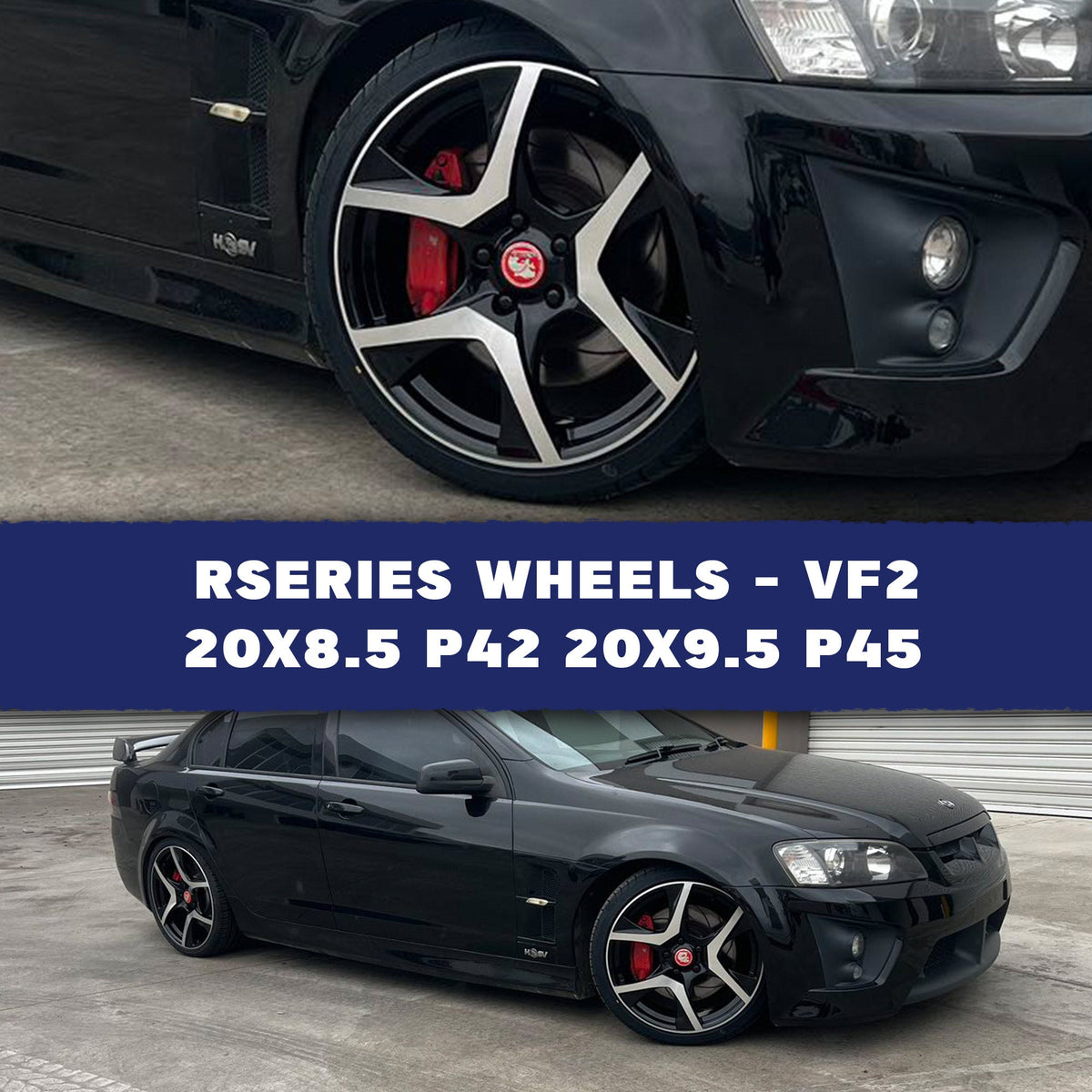 VF2 R8 SF 20" - Gloss Black Machined Face