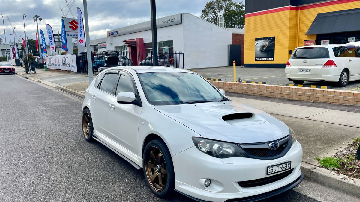 Subaru Impreza WRX Hatch (GH) on SpeedWorks SW04 18x8 +38 Bronze alloy wheels, customer photo 2 of 3