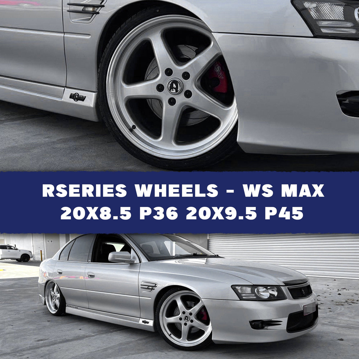 WS MAX 20" - Silver Machined Lip